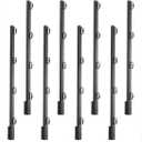 VEVOR Fence Post Extender, 12 Packs 32.1 in Barbed Wire Arm, Sturdy Steel Fence Height Extender, Flat or Surface Mounted Barbed Wire Extension Arms, Protect Privacy and Prevent Pets Jumping Off
