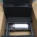 TUTOTAK Large Night Stand with Charging Station, Nightstand with USB and Type-C Port, Bedside Table with Cloth Drawers, End Table for Livingroom, Bedroom, Charcoal Grey TB01BY081