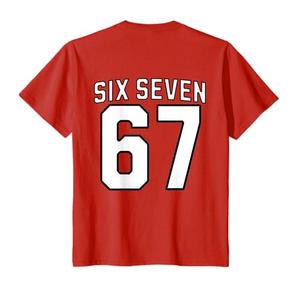 Six Seven Meme 67 Sports Jersey for Boys Girls Kids Teens T-Shirt, Medium