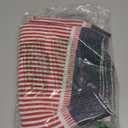 PurpleEssences 4th of July Table Runner - Wide with Dobby Stripe, Heavy Ribbed Weave & Double Knot Fringes, 14x72 Inch (14x77.5 with Fringes) Farmhouse Decor Summer - Red, Blue and White