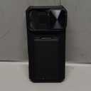 SSLOTSCASE for iPhone 17 Pro Max Case with Phone Lanyard Crossbody (2X Tabs), Card Holder & Kickstand & Slide Camera Lens Cover & Camera Stand, Rugged Durable Case Cover for iPhone 17 Pro Max, Black (Lanyard Strap Kit)