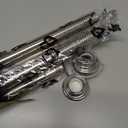 TEECK Shower Curtain Rod, 32-80 inch Adjustable Spring Tension Curtain Rod, Never Rust Anti-Slip Shower Curtain Rod for Bathroom, No Drilling, Never Collapse, Easy to Use, Silver