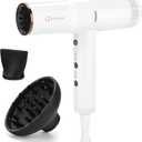 Hair Dryer, IG INGLAM Professional 110,000 RPM High Speed Blow Dryer, Negative Ion Low Noise 3 Heat Settings & 3 Speed & Cold Settings, Lightweight for Travel Home Salon Ionic Hair Dryer