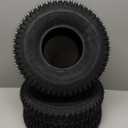 2 Pack 15x6.00-6 Lawn Mower Tire,15x6x6 Tractor Turf Tire,565lbs Capacity,4 ply Tubeless