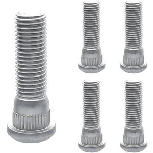 BELOMI 5PCS Car Wheel Studs, M12x1.5 48mm Long Extended Vehicle Wheel Steel Lug Bolts, OEM#610-266 90942-02049 Wheel Lug Stud, Auto Accessories Fit OEM#610-266 90942-02049 GS430 LS400 RX330