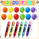 Realspring 345 Pcs Back to School Party Decoration Inflatable Art Paint Crayons Rainbow Balloons Photo Backdrop Kindergarten Preschool DIY Kit for School Classroom Birthday Supplie, 5 inches, 10 inches