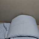 CozyLux Queen Comforter Set - Light Blue Comforters Queen Size, 3 Pieces Box Stitched Bed Set for All Seasons, Soft Lightweight Bedding Sets with 1 Down Alternative Comforter and 2 Pillow Shams, 82 x 86