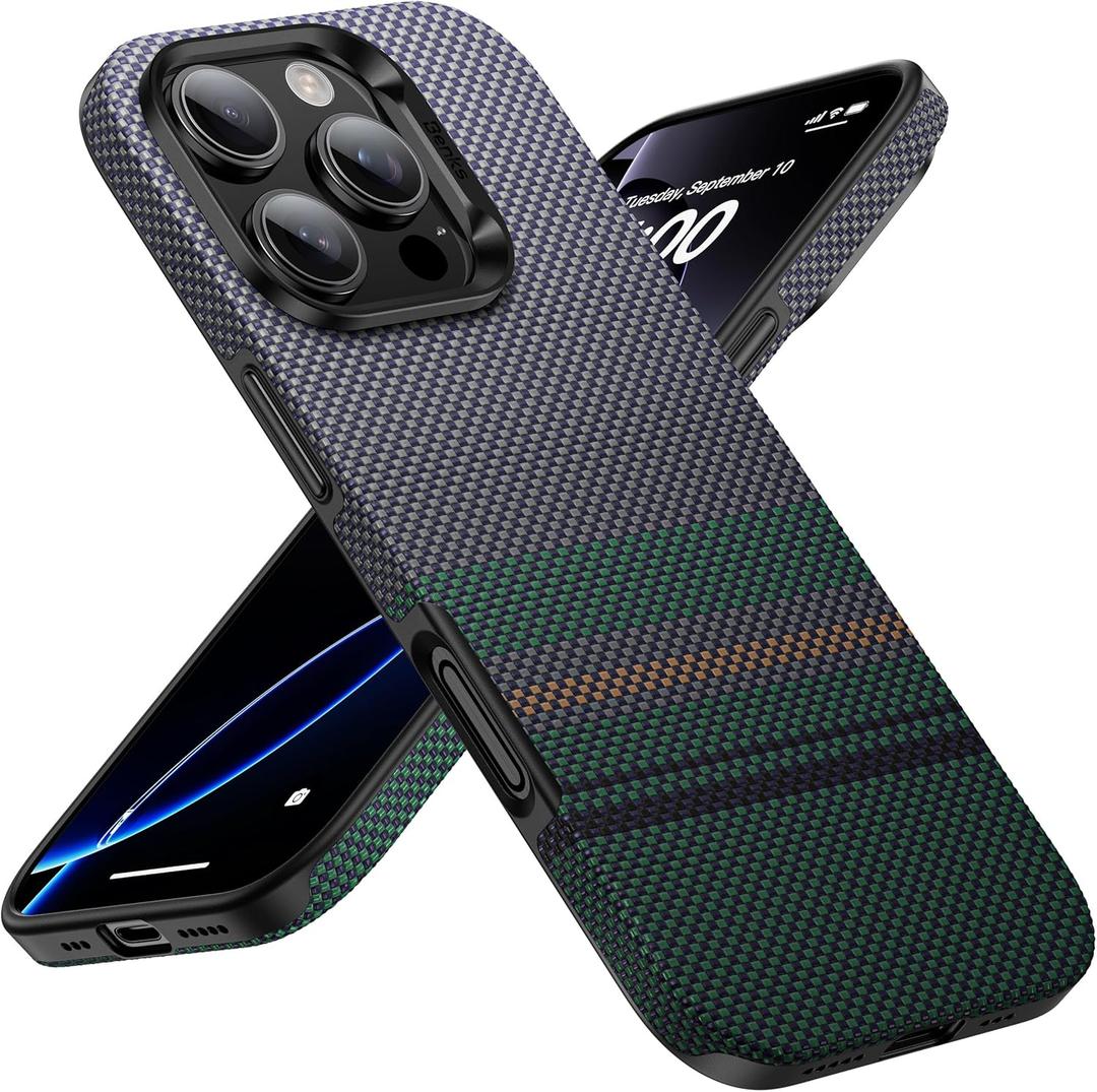 BENKS Aurora ArmorPro Case for iPhone 16 Pro, Built with Dupont Kevlar, [Compatible with Magsafe] Upgraded Strength Shockproof iPhone 16 Pro Case
