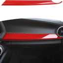 RT-TCZ for Camaro Passenger Dash Panel Trim Cover Red for Chevy Camaro 2017 up Red Interior Accessories