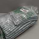 BSICPRO Bathroom Rugs and Mats Sets, 2 Piece Thick Absorbent Chenille Non Slip, Soft Shaggy Floor Mats, Machine Washable (Sea Green, 20" x 47" Plus 16" x 24")