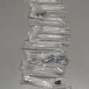 10 Pack 5 Inch Matte Black Solid Cabinet Handles Rust Resistant Kitchen Cabinet Handles, 128mm Hole Center Sturdy Durable Drawer Pulls with a Smooth Touch