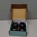 Child Safety Door Knob Cover (4 Pack) Hard-to-Remove Dual-Lock Door Handle Covers for Kids - Reusable Baby Proof Door Knob Locks - Installs Easily, No Tools Needed (Black)