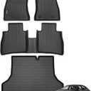 Binmotor-Floor Mats & Cargo Liner for Nissan Sentra 2014-2019, All Weather Car Floor Mat for Nissan Sentra Accessories, Rubber Mats TPE Liners Trunk Mat