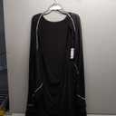 R&M Richards Women's Crystal Glow Evening Dress, Black. Size 18