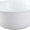 Corelle Vitrelle 6-oz Ramekin Bowls, Set of 6 Chip & Crack Resistant Bowls, Great For Dips, Condiments, Ice Cream, Small Side Dishes, Ceramic Dessert Bowls Set, Winter Frost White