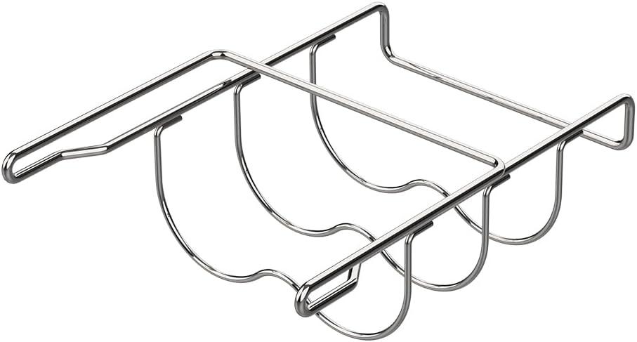 ALANO Wine Rack- Refrigerator Bottle Rack Holds 2 Bottles of Your Favorite Wine or Drink Universal Bottle Holder Will Fit Most Fridges in Stainless Steel 304