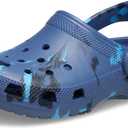 Crocs Kids' Classic Marbled Tie-Dye Clog (10 Toddler, Navy/Multi)
