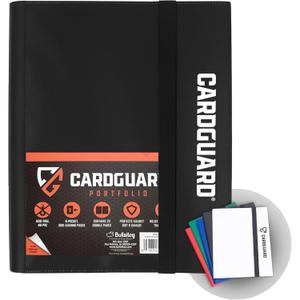 CardGuard Trading Card Binder Pro-Folio – 9 Pocket Binder - Side-Loading Album, Durable & Acid-Free Storage for Pokémon, YuGiOh, MTG, TCG, Game & Sports Cards, Black