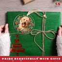 2 x Pawzity Goldendoodle Ornament - Goldendoodle Christmas Ornaments - Dog Gifts for Women Men, Dog Lovers Gifts - Dogs Ornaments 2025 - Acrylic Christmas Hanging Ornament 2025