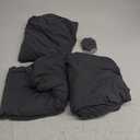 TAOCOCO Recliner Sofa Slipcover, 3 Pieces Polyester Fabric Stretch Sofa Covers for 3 Seat Reclining Couch, Soft Washable Furniture Protector with Pockets (3 Seat, Dark Gray)