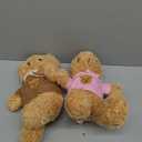 Aoriher 2 Pieces Valentine's Day Stuffed Bears Animal Plush Gifts Prom 11.8 Inch Soft Bear Clothes Bear Plush for Newlyweds Mom Grandma Women Baby Shower Party Favor