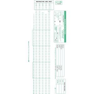 TEST-100E 882 E Compatible Testing Forms (50 Sheet Pack)