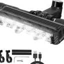 Super Bright LED Bike Light, USB Rechargeable Bicycle Headlight, Waterproof Bike Headlight, 5 Modes 2500 Lumen Bicycle Headlight, MTB Off-Road Cycling Commuting