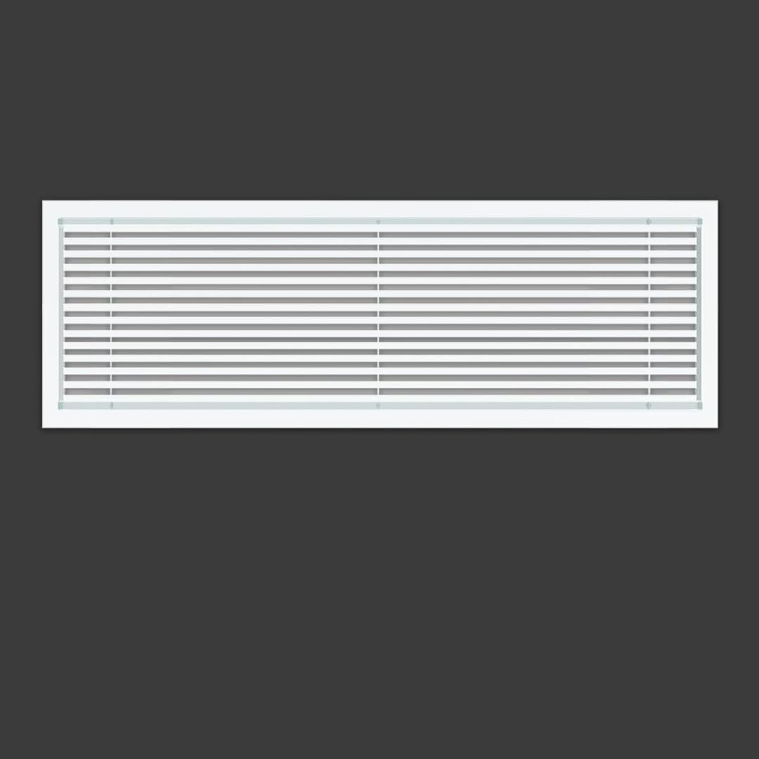 Linear Bar Air Grille 24" X 8", Aluminum Air Supply/Return Grilles,Easy Air Flow,Removable Grille/Door-HVAC Air Vent Cover,White[Outer Dimensions: 24.8"w X 8.8"h]