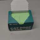 Panther Armor Compostable Cat Litter Bags for Poop - 100x Unscented Pet Waste, 13x9in Leak Proof Kitty Litter Disposal - Odor Proof, Easy Open Dispenser Box of Cat Poop