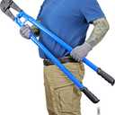 42 Inch Bolt Cutter with Drop Forged Alloy Steel Blades,with Ergonomic Handle,Heavy Duty Metal Cutter for Rebars, Chains, Locks, Wires, Bolts, Fence.(42in)