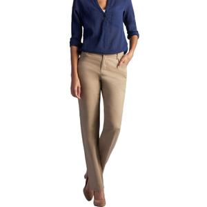 Lee womens All Day Straight Leg Pants (2, Flax)