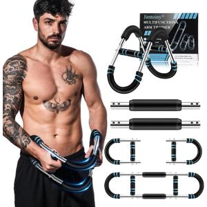 Professional Twister Arm Trainer, Adjustable 60-100lb Chest Workout Equipment for Men, Portable Detachable Design for Home Gym, Arm Chest and Shoulder Muscle Strength Exerciser Training