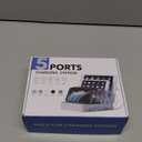 MSTJRY Charging Station for Multiple Devices : 5 Port Multi USB-A Charger Stations Multi-Device Organizer Charging Dock Designed for iPhone iPad Cell Phone Tablets (7 Short Cables Included)