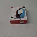 PDP Gaming LVL40 Airlite Stereo Headset for Nintendo Switch/Lite/OLED - Wired Power Noise Cancelling Microphone, Lightweight Soft Comfort On Ear Headphones (Mario Neon - Red & Blue)