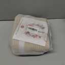 Baby Diaper Caddy Organizer for Girl Boy Cotton Rope Nursery Storage Bin Basket Portable Holder Tote Bag for Changing Table Car Travel Baby Shower Gifts Newborn Registry Must Have Items oatmeal (Regular)