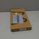 Myir JUN Round Placemats, Dual Sided Faux Leather Place Mats Set of 6 Indoor/Outdoor Non-Slip Washable Table Mats (Black, 6 Pack)