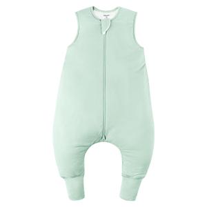 Rayon Made From Bamboo Sleep Sack 6-12 Months 1.0 Tog Ultra Soft Toddler Sleep Sack with Feet 2-Way Zipper Unisex Baby Sleeping Bag with Legs Baby Wearable Blanket All-year-around-Green