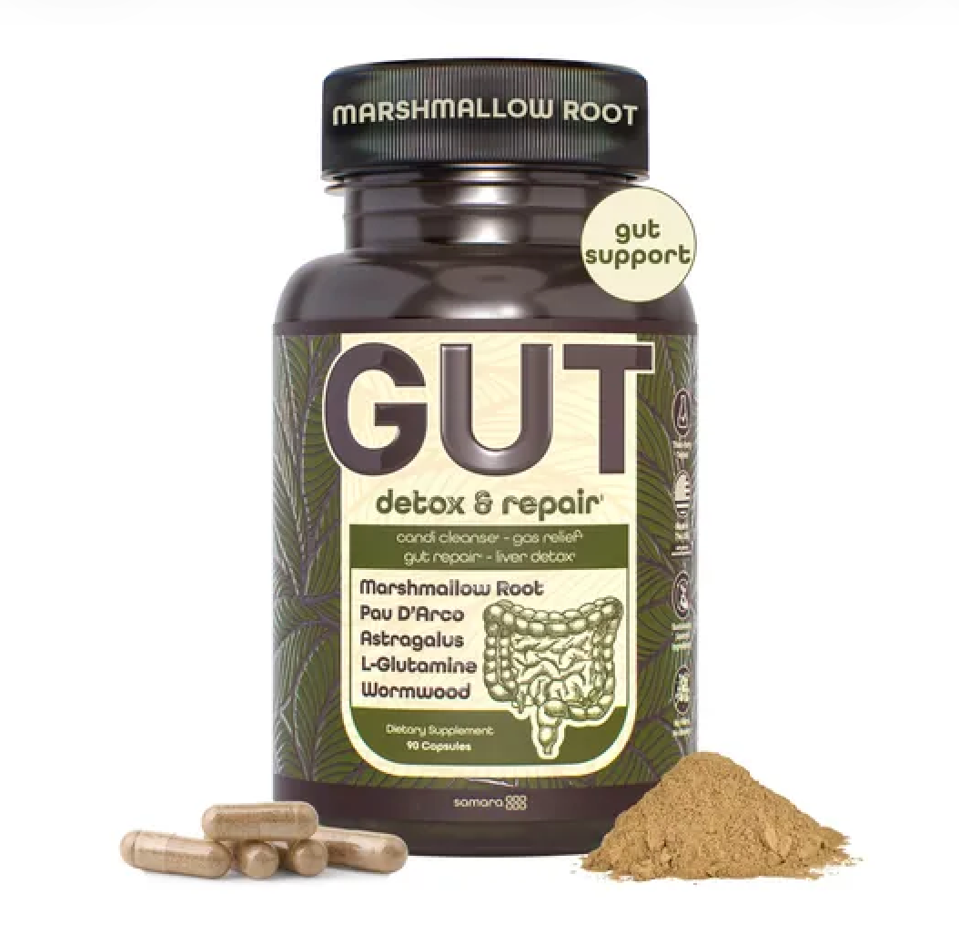 40 Capsules GUT detox and repair candida cleanse,parasite cleanse ,gut repair,liver detox EXP: 04-2027