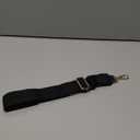 Allzedream Purse Straps Replacement Crossbody Bags Handbag Wide Canvas Leather Adjustable (Black, Gold Hardware)