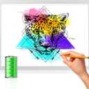 LitEnergy Rechargeable Battery Powered Light Tracing Box, Ultra-Thin Adjustable USB Power Artcraft LED Trace Light Pad Size A4 for Drawing, Streaming, Sketching, Animation, Stenciling (Silver) (04 - 10x15inch rechargeable)