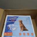 Dog Diapers Male, Bwaliffury Male Dog Wrap 60 Count, Ultra Absorbent Doggie Diapers, Rapid-Dry Leak Proof Puppy Diapers, Dog Belly Bands for Male Dogs in Heat, Excitable Urination, Incontinence (XL)