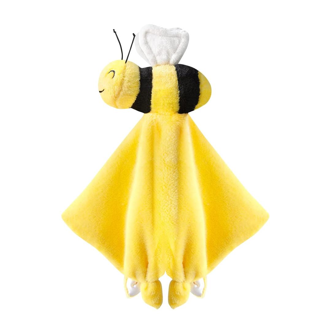 Pro Goleem Bee Loveys for Babies Soft Security Blanket Baby Snuggle Toy Stuffed Animal Blanket Unisex Lovie Baby Gifts for Infant and Toddler Yellow 12 Inch Pro Goleem Bee Loveys for Babies Soft Security Blanket Baby Snuggle Toy Stuffed Animal Blanket Unisex Lovie Baby Gifts for Infant and Toddler Yellow 12 Inch