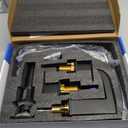 QFN Matte Black Bathroom Sink Faucet 3 Hole, 8 Inch Widespread Square Bathroom Faucet with Metal Pop-up Drain and 24" CUPC Supply Line, Lead-Free 2 Handles for Vanity, Restroom, Lavatory and Mall