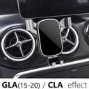 LUNQIN Car Phone Holder for Mercedes Benz GLA-Class 2015-2020 GLA250 GLA45 and CLA-Class 2014-2019 CLA250 CLA45 Auto Interior Accessories Best Cell Phones Mount Cellphone Mobile Cradle Charging Stand