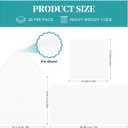 6X6 Bright White Cards and Envelopes Square Invitations 20PK 100 lb Thick White Card Stock for Card Making, Photo Cards, Embroidery