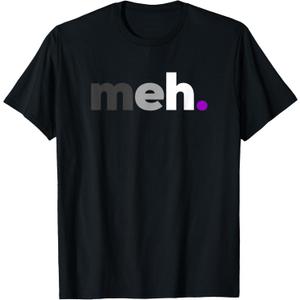 meh. Asexual Pride - LGBTQ Ace Flag - Funny LGBT Asexuality T-Shirt L meh. Asexual Pride - LGBTQ Ace Flag - Funny LGBT Asexuality T-Shirt L