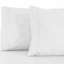 Cotton Rich Pillow Case 5 Pack, Solid Pillow Covers, Everyday Comfort Basics, Bedding Essentials, Bed Accents, Set of 5, 60"x50", White