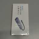 oditton 6 in 1 USB C Hub, USB C Adapter for Mac Pro/Air, USB 3.0 5Gbps Rapid Docking Station for Dell,Surface,HP,Lenovo and Other Type C Devices (4K HDMI,USB A 3.0,SD/TF)