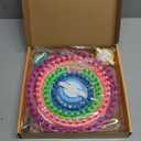 READAEER Round Knitting Looms Set Craft Kit Tool with Hook Needle and Pompom Maker