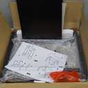 MISSLO Narrow End Table Living Room with Large Tabletop, Sofa Couch Side Table Bedroom Slim Nightstand for Small Space, Black